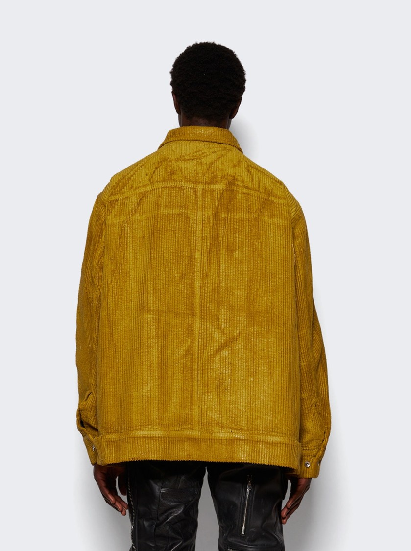 Rick Owens Drkshdw Drkshdw By Rick Owens Jumbo Worker Jacket Ochre