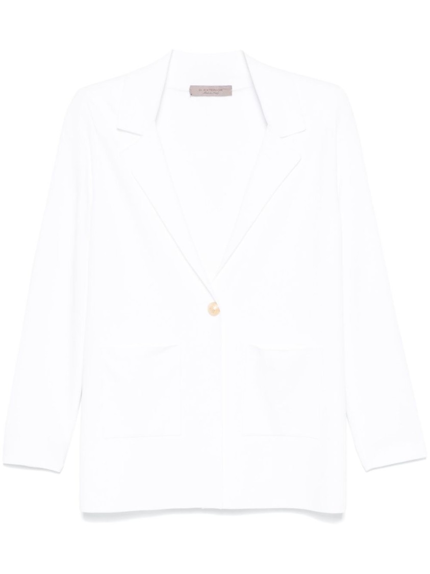 D Exterior Dexterior Classic Blazer With Single Button Closure In Multi