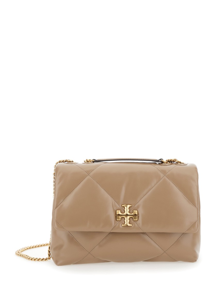 Tory Burch Kira Diamond Covertible Shoulder Bag In Neutrals
