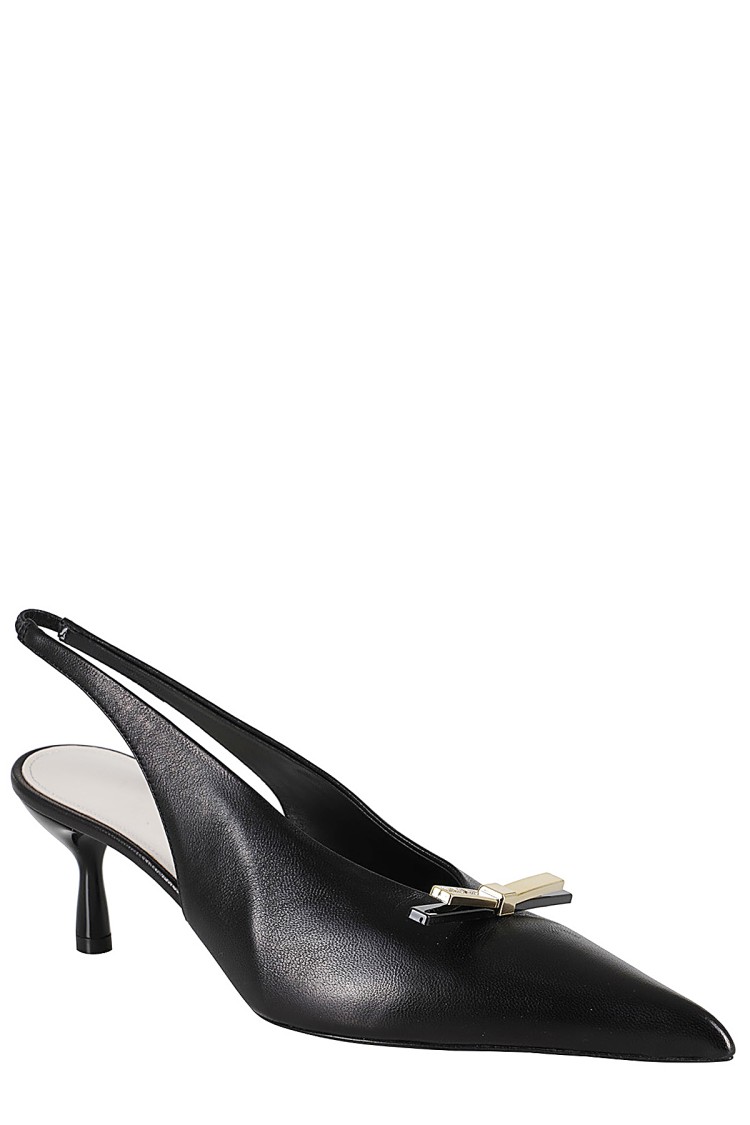 Lanvin 60mm Leather Pumps In Black