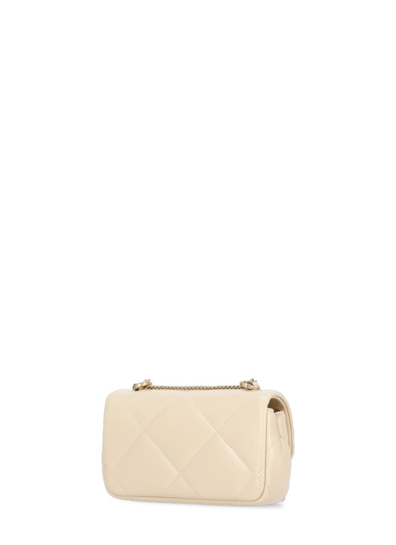 TORY BURCH TORY BURCH NATURAL LEATHER "KIRA" SHOULDER BAG