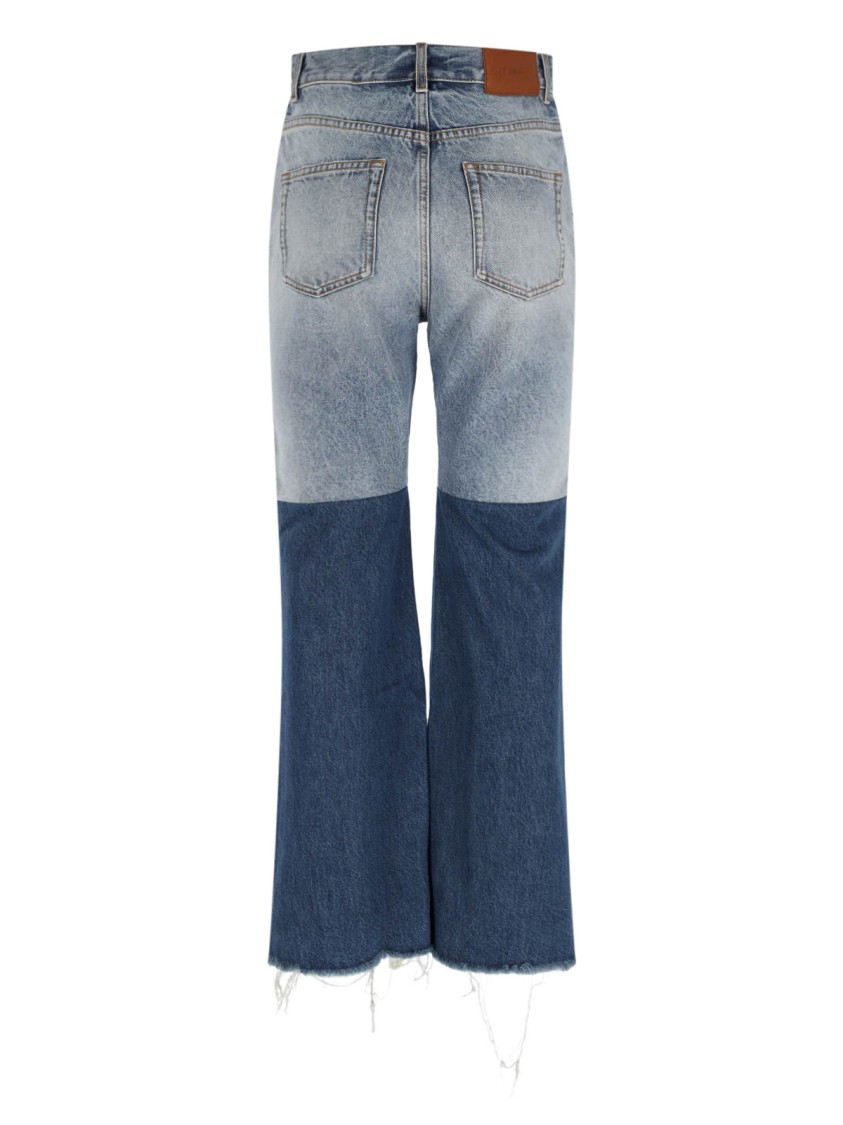 Chloé Patchwork Rigid High-rise Flared-leg Jeans