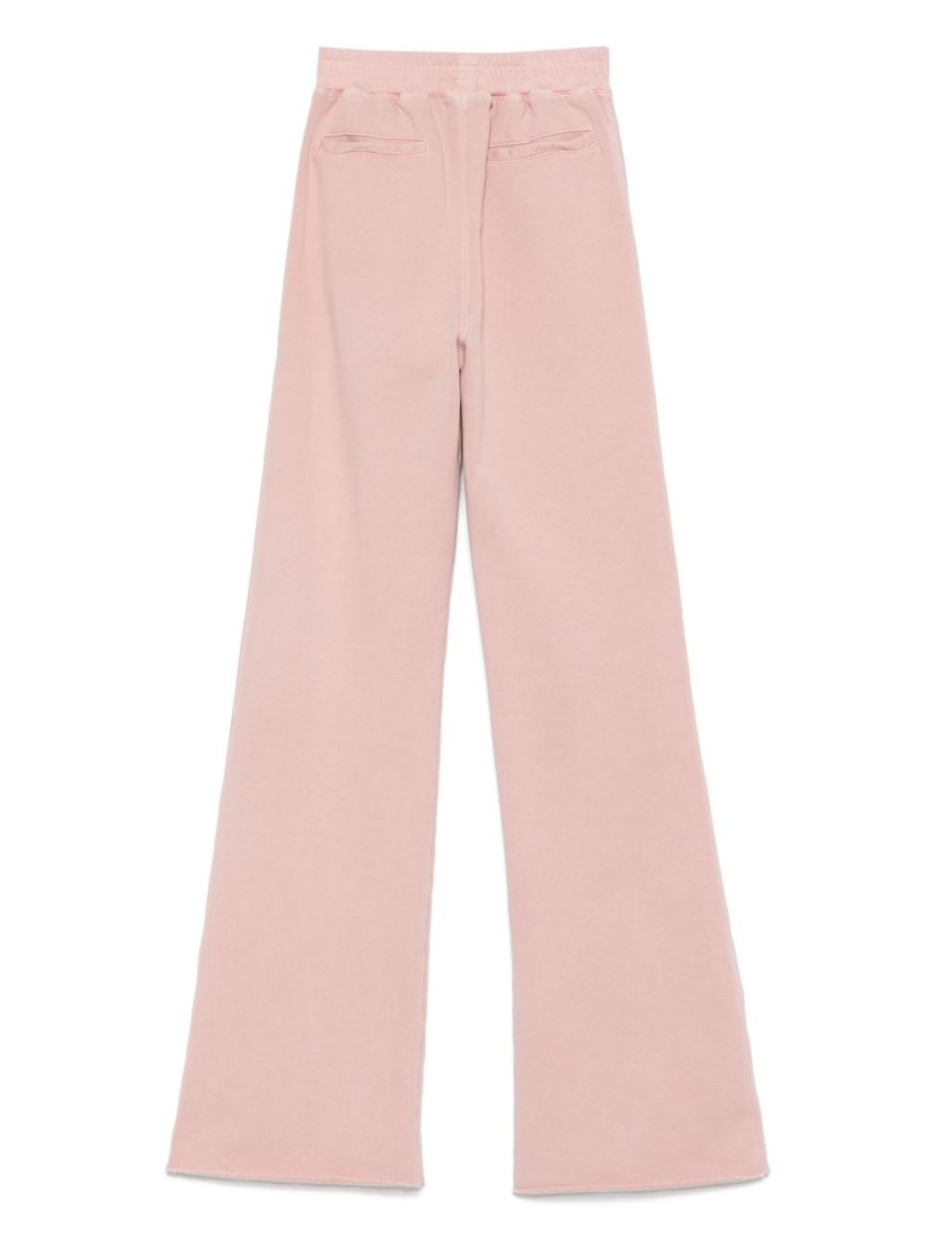 DONDUP DONDUP WIDE LEG PANTS WITH RELAXED FIT AND ELASTICATED WAISTBAND