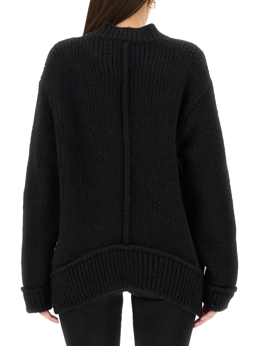 Tom Ford Loose-fit Pullover In Alpaca Blend In Black