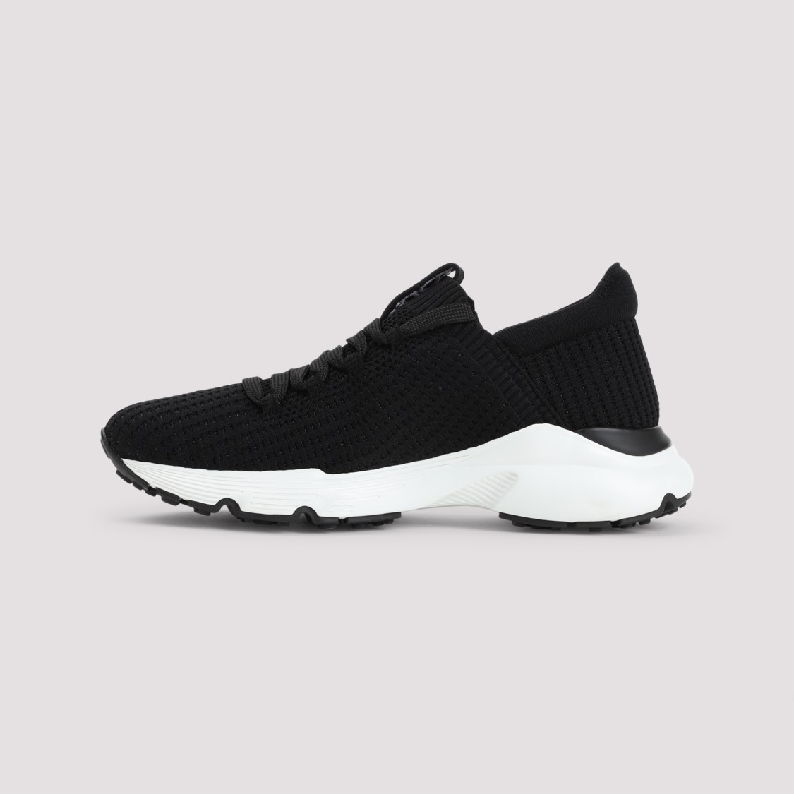TOD'S TOD'S TODS BLACK TEXTILE SNEAKERS