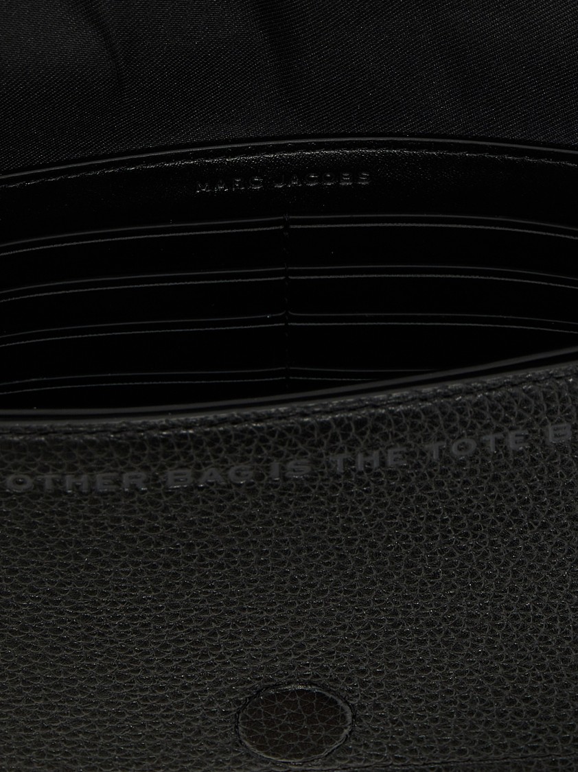 Marc Jacobs 'the Leather Mini Bag' Crossbody Bag In Black