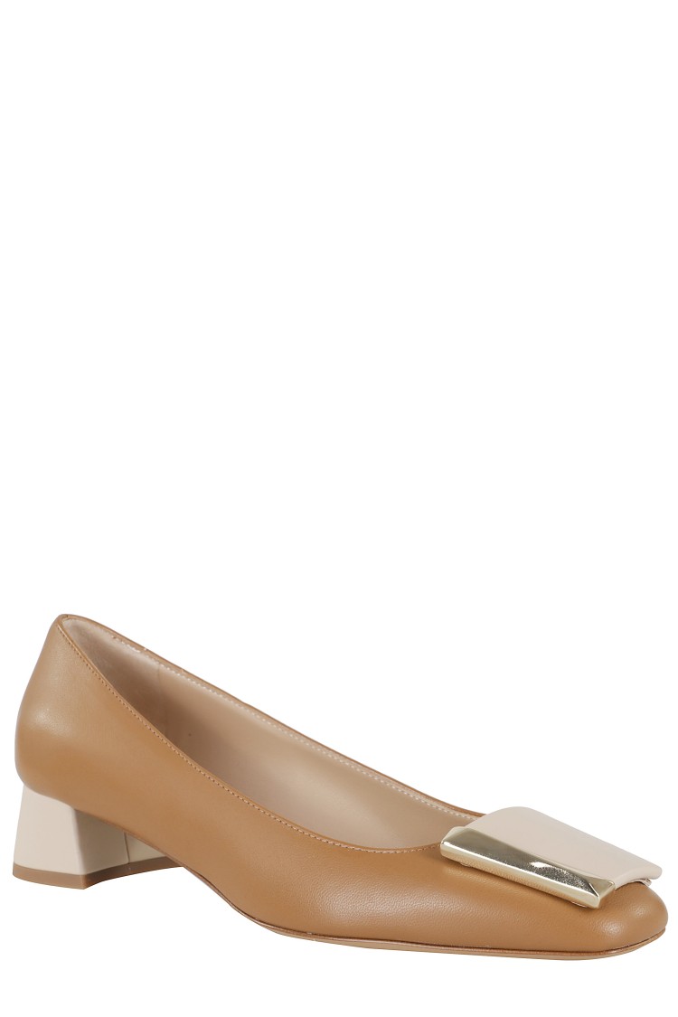 Shop Roberto Festa Debra Pumps In Neutrals