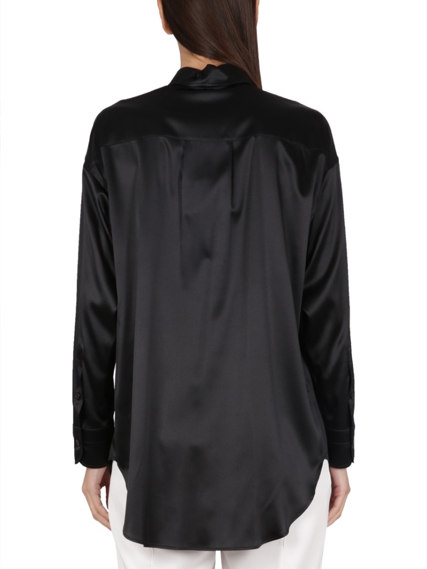 Tom Ford Stretch Silk Satin Relaxed Fit Shirt Clothing