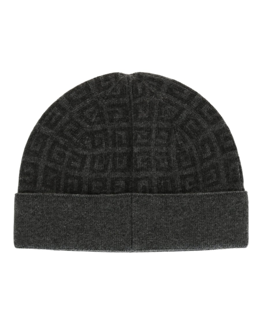 Givenchy Knit Double Face Beanie In Black