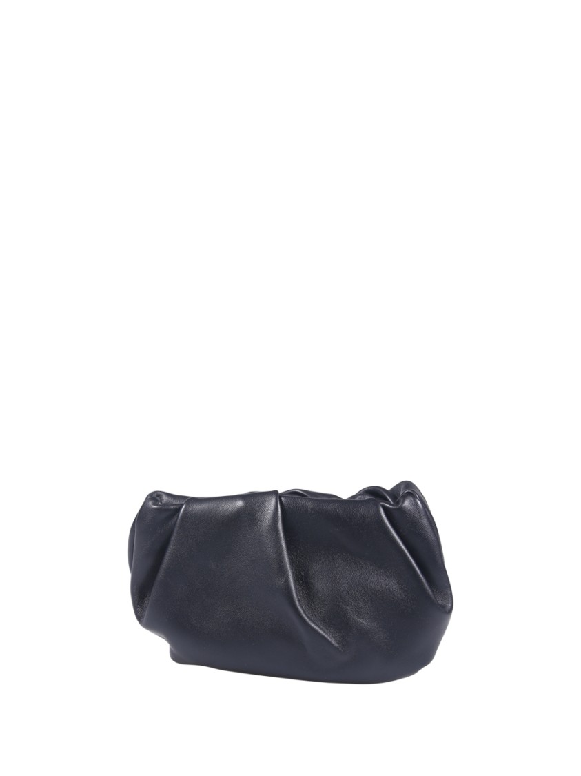 Burberry Ll Rose Clutch W/chain Slt In Black