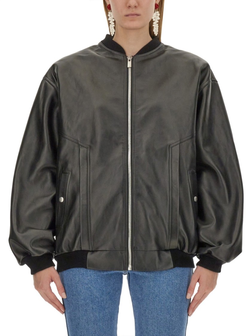 Magda Butrym Women Bomber Oversize Fit In Black