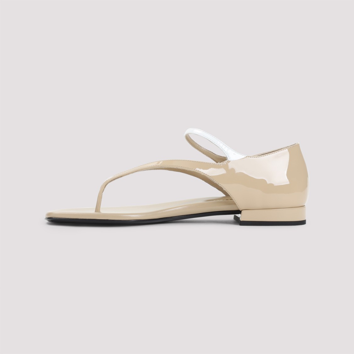 Miu Miu Beige Log Sandals
