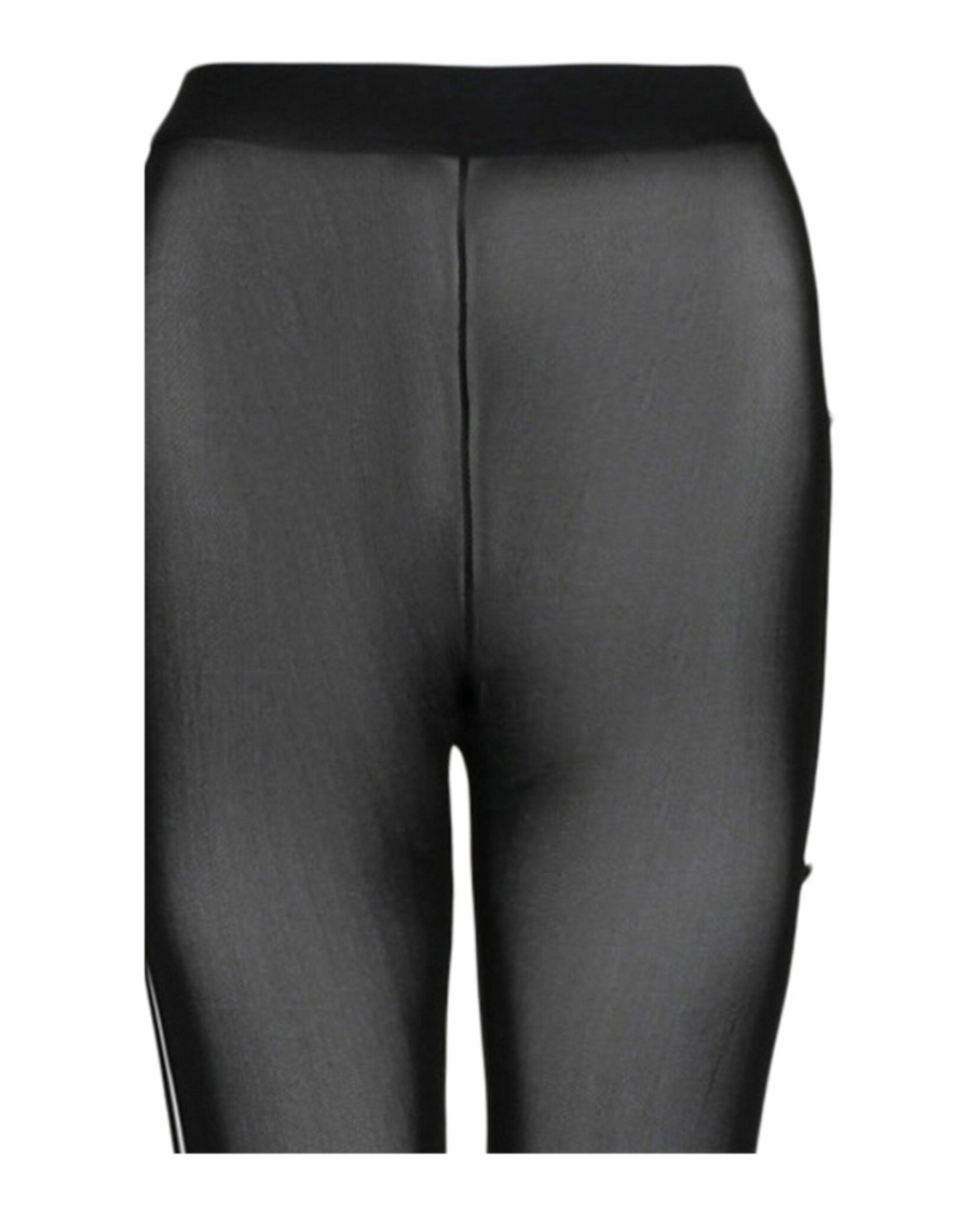 Versace Cut-out Mesh Tights In Black