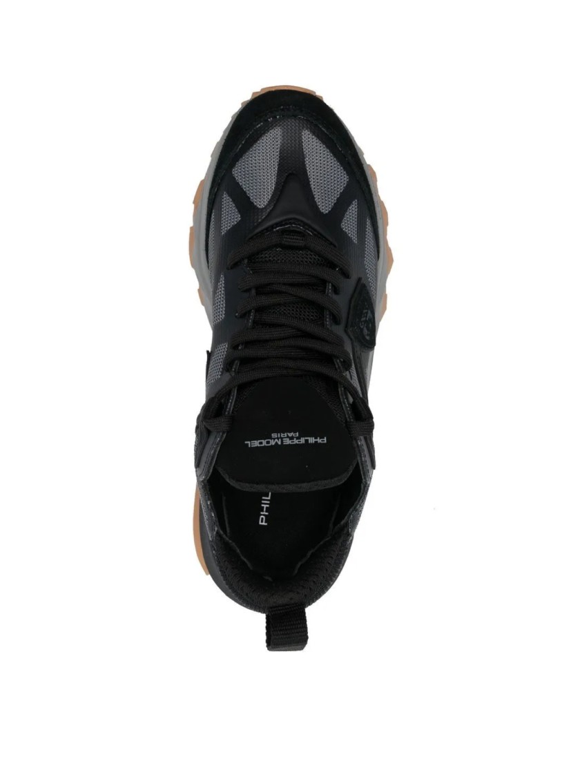 Philippe Model Rockx Low Mondial Tech Sneakers In Black