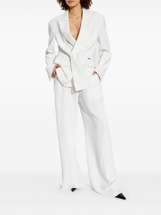 パンツ Dsquared2 Wide-Leg Trousers In Soft Stretch Viscose Dsquared2 -Leg Trousers In Soft Stretch Viscose | THE LIST