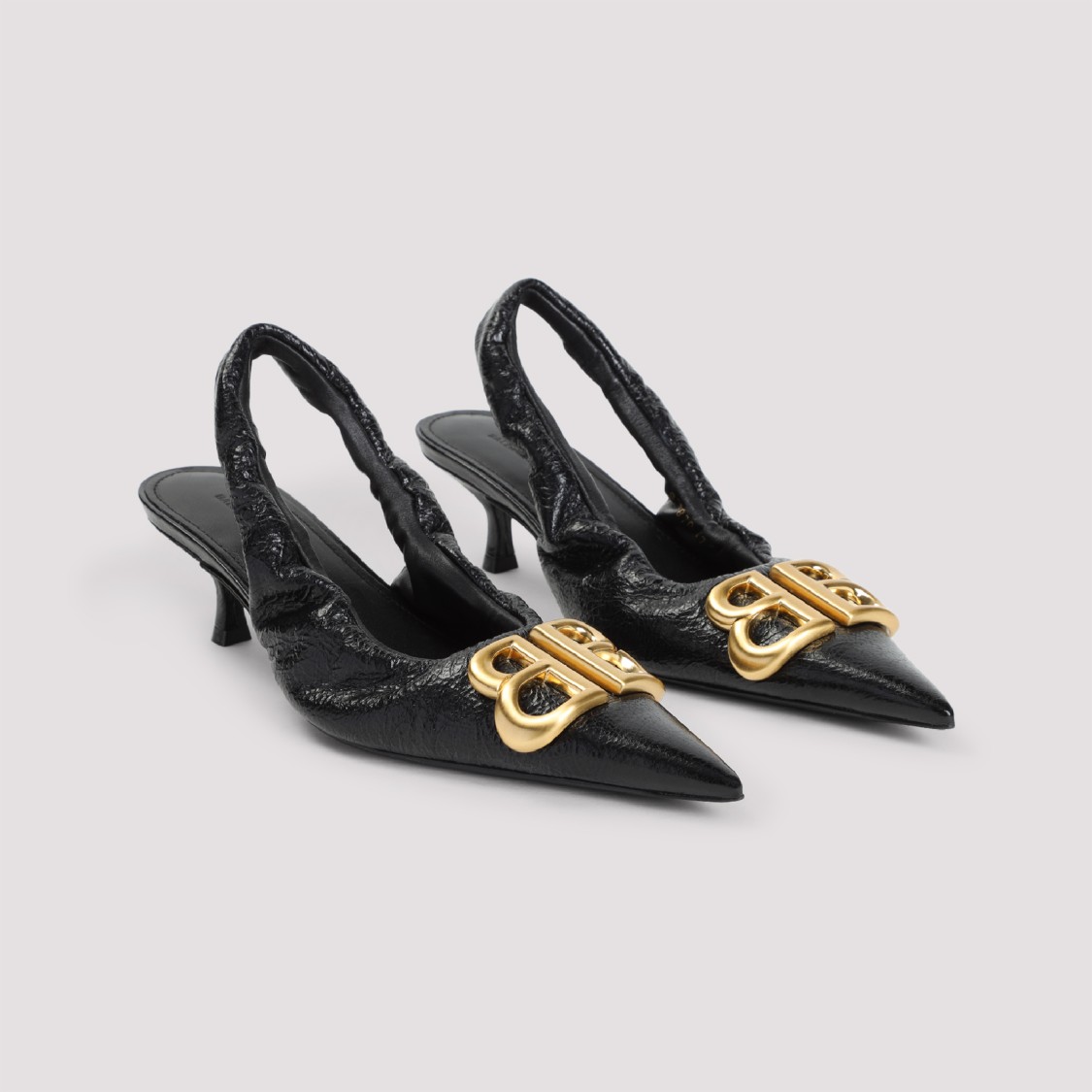 Balenciaga Monaco 50mm Slingback Pumps In Black
