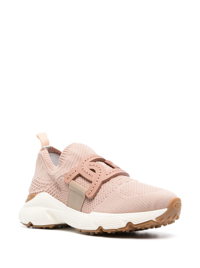 Tod's Chain-embellished Sneakers In Neutral