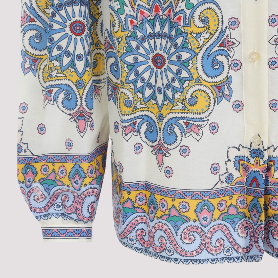 Etro Paisley Cotton And Silk Shirt