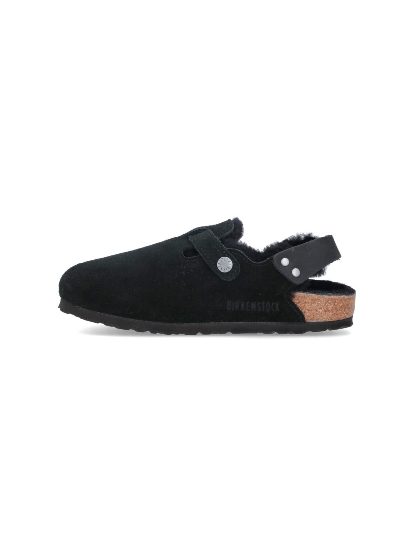 Birkenstock Tokio Buckle Detailed Slip-on Slippers