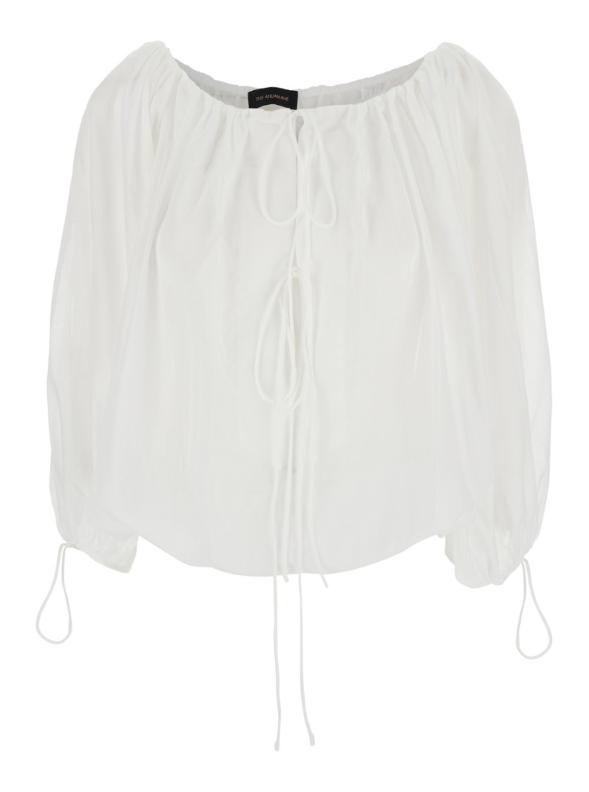 The Andamane Wilma Blouse With Elasticized Neckline