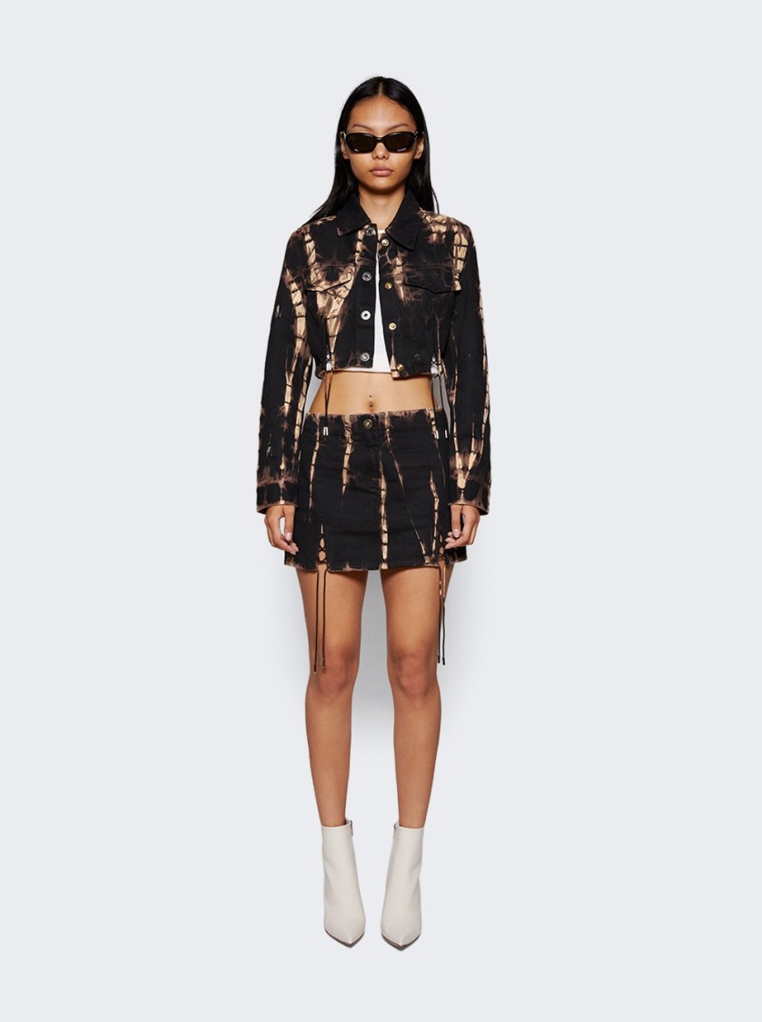 Dion Lee Denim V-wire Mini Skirt