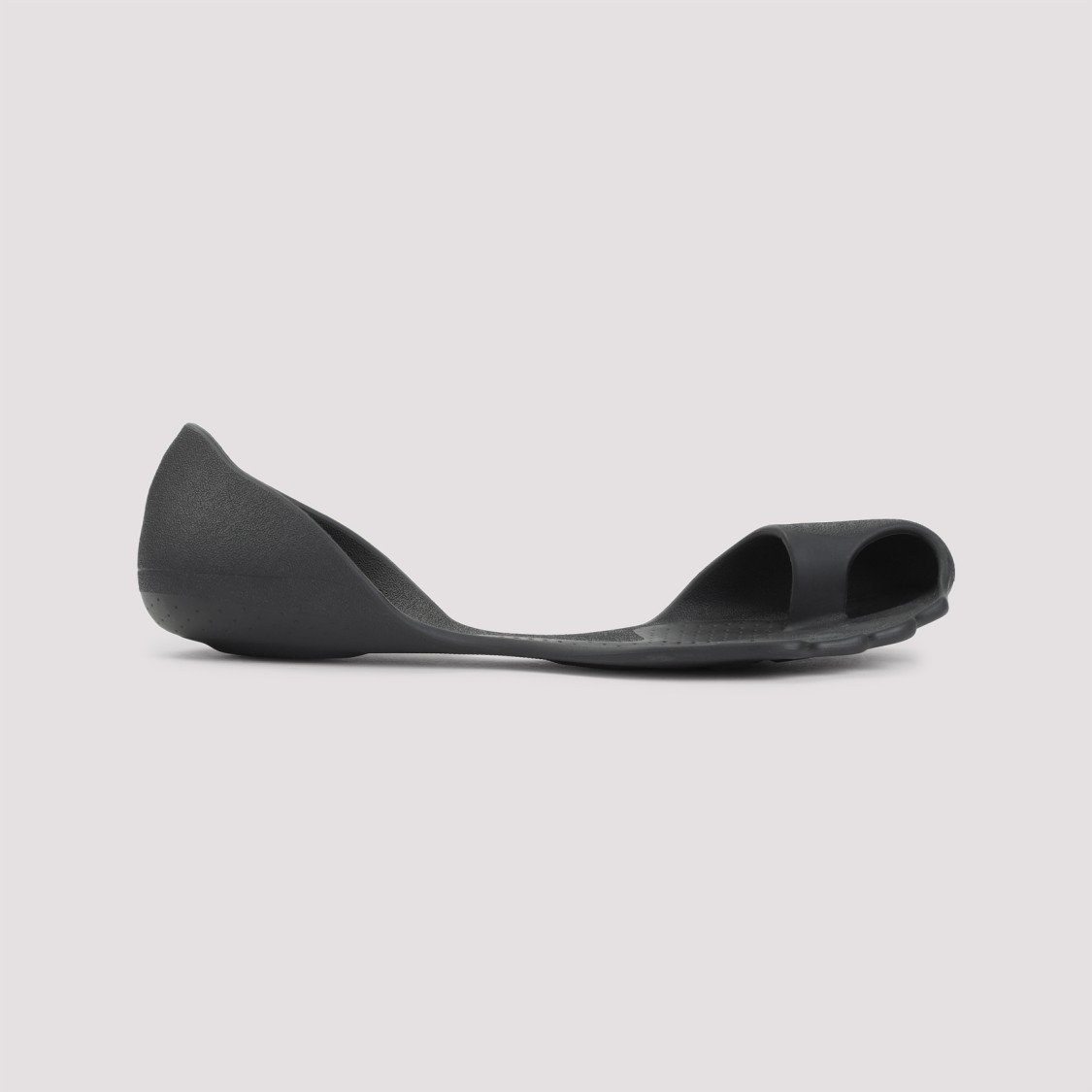 Balenciaga Open-toe Black Eva Sneakers With Streamlined Silhouette In Black