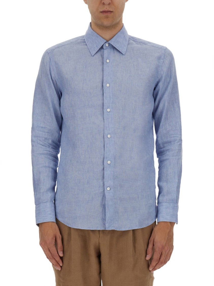 BOSS CAMEL BOSS CAMEL "L-HAYS-KENTW-C-252" SHIRT 