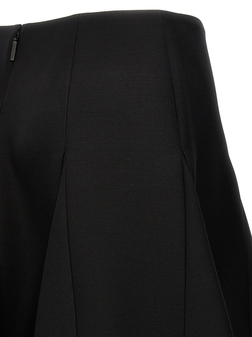 Valentino Crepe Couture Wool-blend Midi Skirt