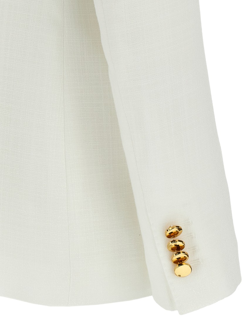 Tagliatore Doublebreasted Blazer In White