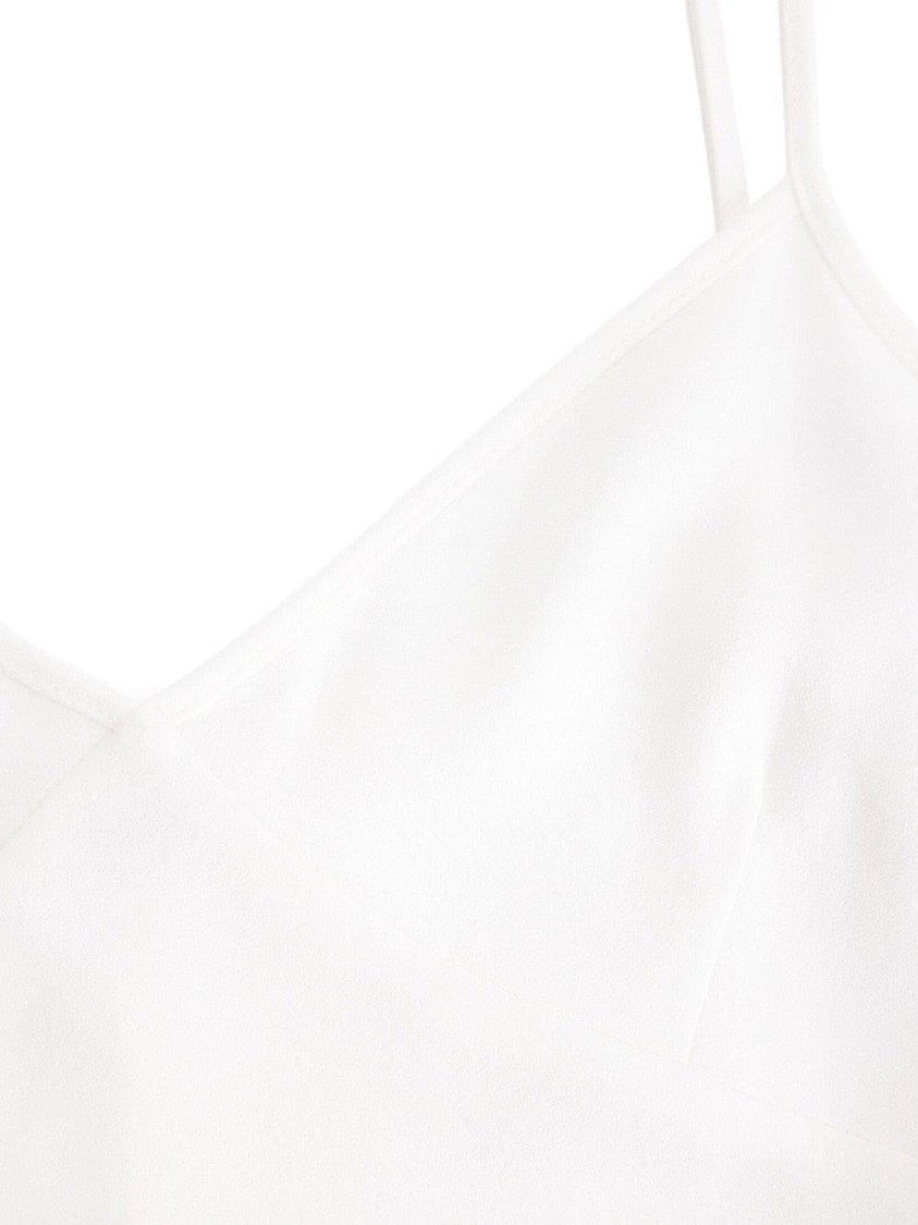 Ami Alexandre Mattiussi Ami V Neck Tank Top In White