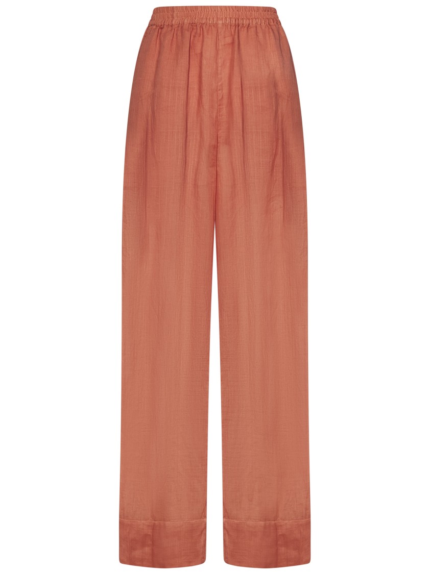 Fisico Cristina Ferrari Fisico Cinnamon Palazzos With Semi-sheer Finish