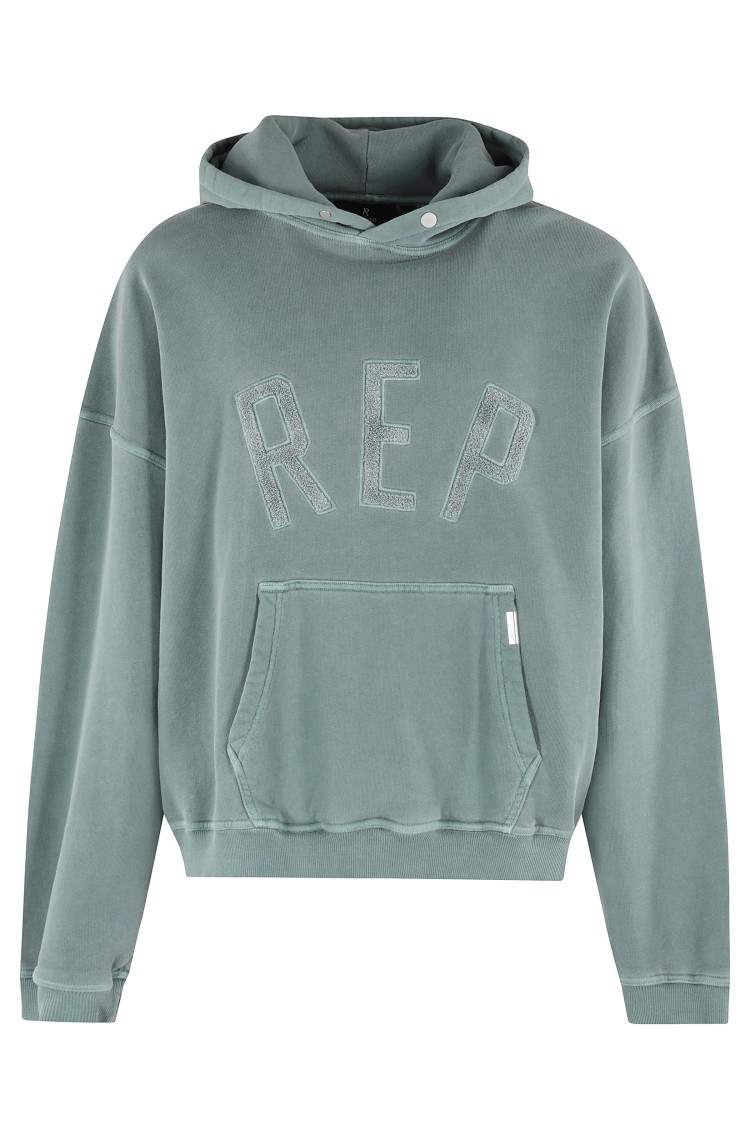 Shop Represent Rep Applique Hoodie In Green