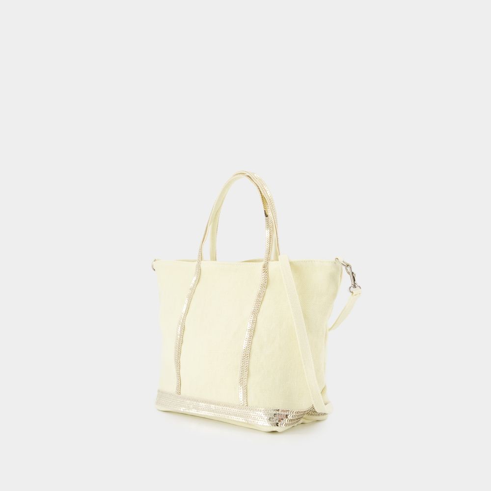Vanessa Bruno Cabas S Shopper Bag - Linen - Yellow In Yellow