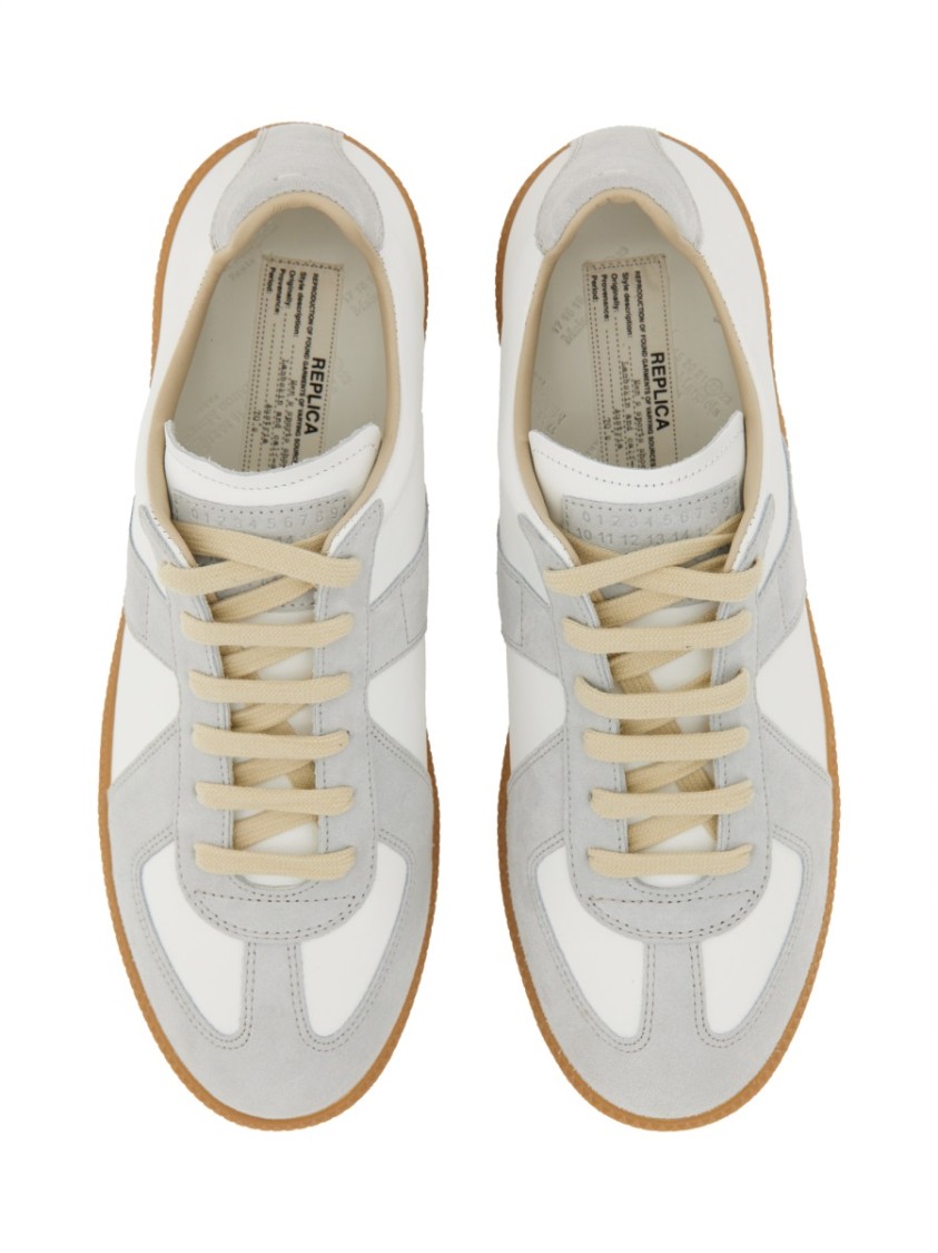 Shop Maison Margiela Sneaker "replica" In White