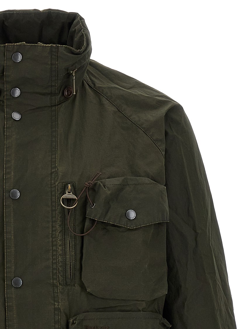 Barbour Westmorland Waterproof Jacket In Dark Green