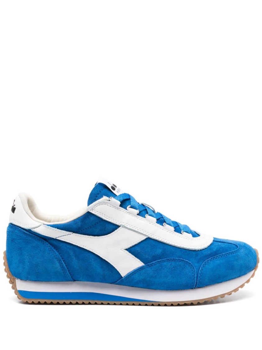Diadora Royal Blue Suede Sneakers In Blue