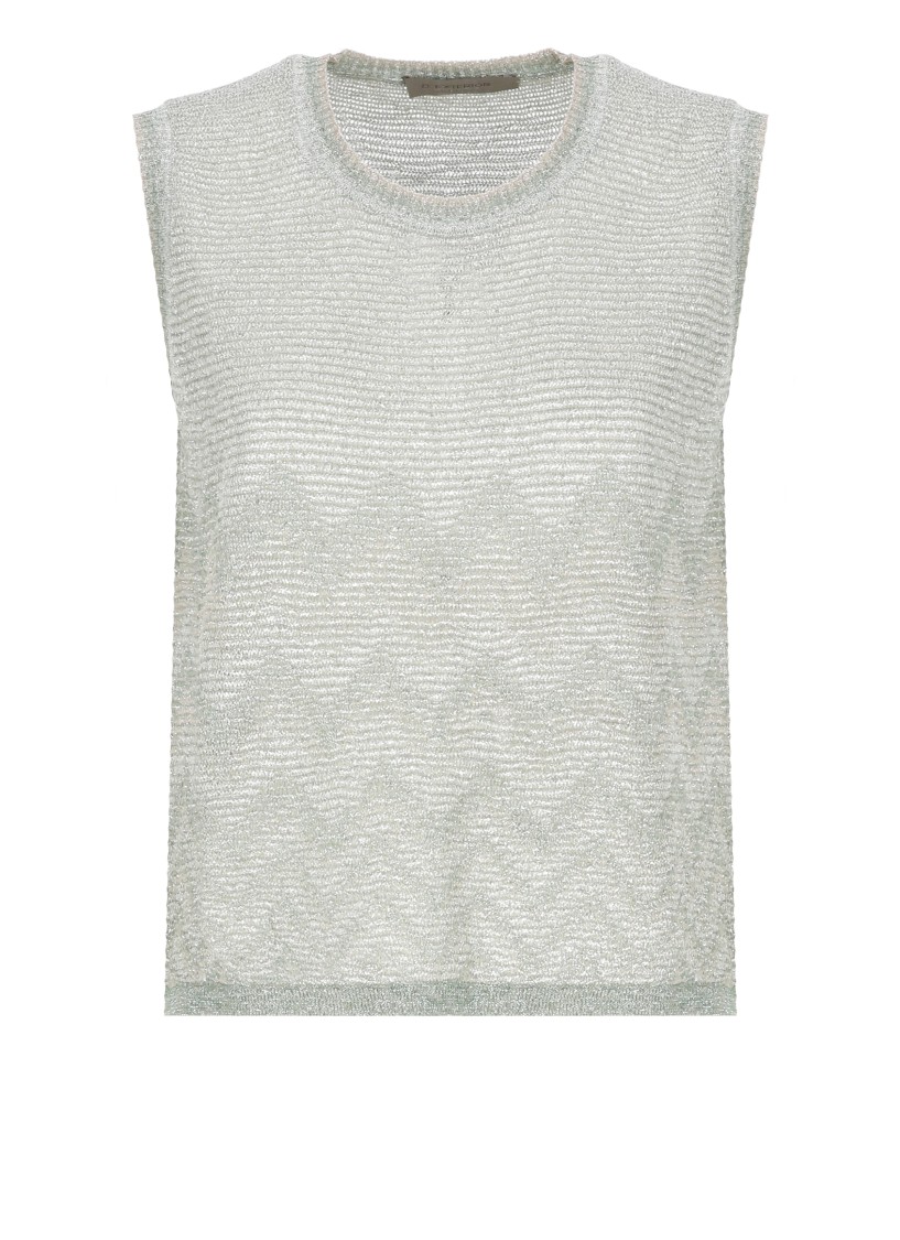D Exterior D. Exterior Green Lurex Top