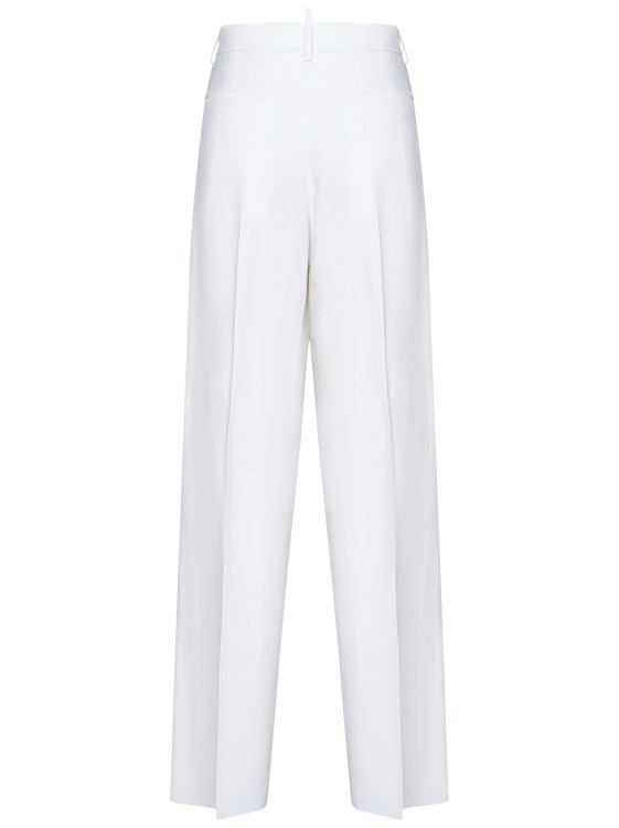 パンツ Dsquared2 Wide-Leg Trousers In Soft Stretch Viscose Dsquared2 -Leg Trousers In Soft Stretch Viscose | THE LIST