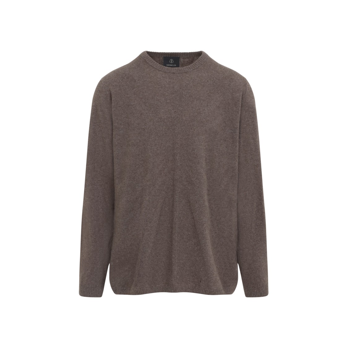 Moncler X Rick Owens Sophisticated Grey Sweatshirt In Virgin Wool And Cashmere Blend In Brown