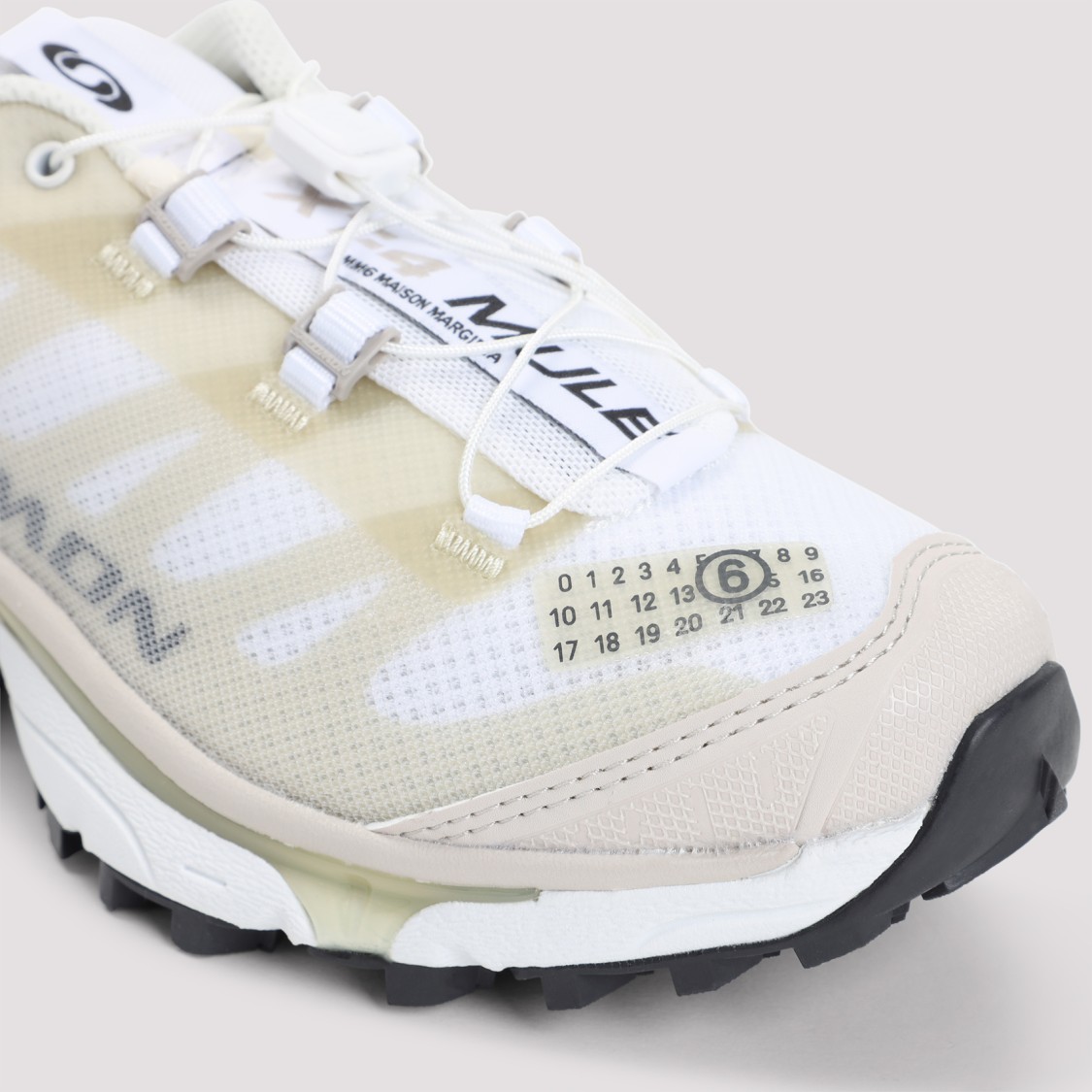 Mm6 By Maison Margiela X Salomon Mule Design Sneakers In Neutral