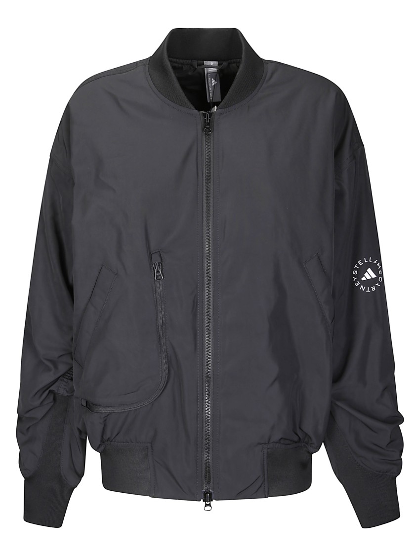 Adidas By Stella Mccartney Bomber Asmc Sw Bomber In Black