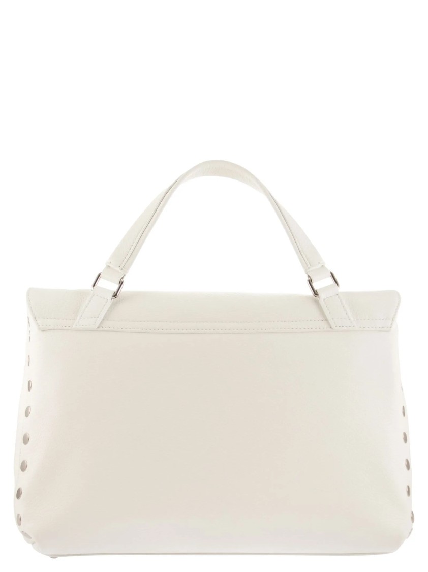 Zanellato Milk White Handcrafted Leather Shoulder Bag