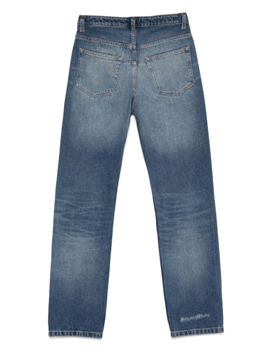 Apc A.p.c. Washed-effect Denim Jeans In Grey