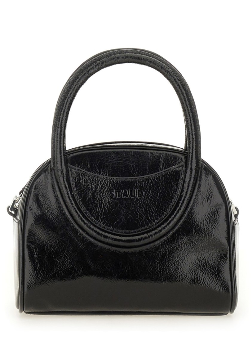 Staud Mini Bowler Maude Bag In Black