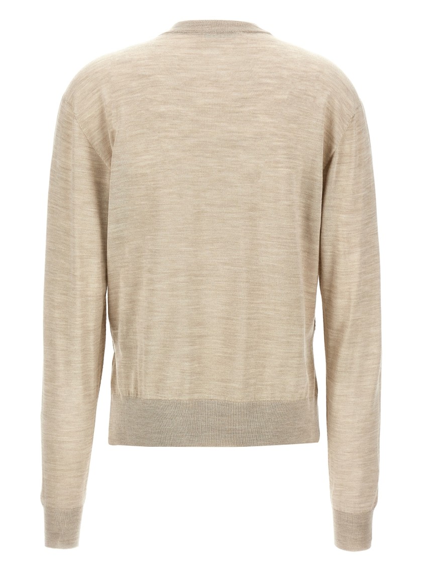 Jil Sander Asymmetrical Mesh Sweaters And Cardigans