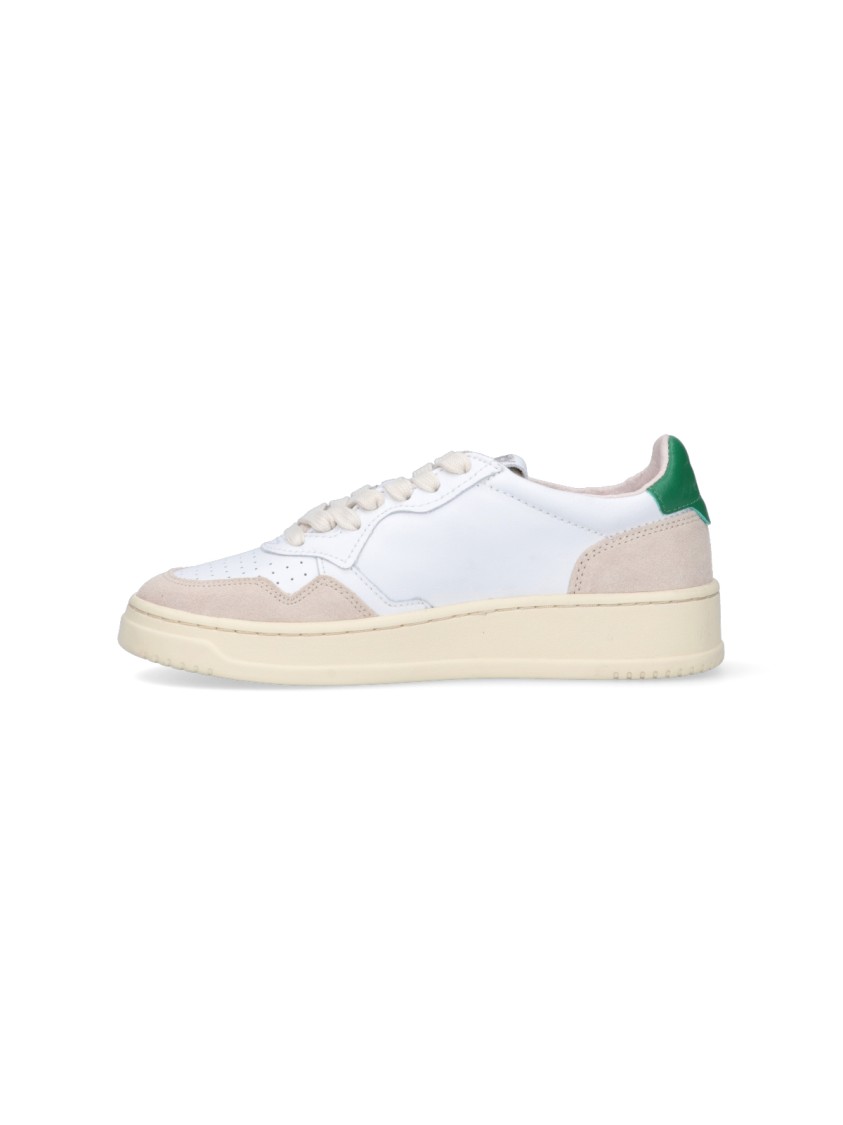 Autry Logo-patch Lace-up Sneakers In Multi