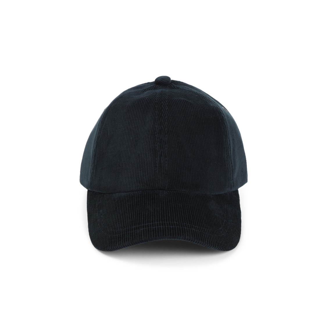 Paul Smith Soft Cotton Blend Cap With Textured Corduroy Finish In Green