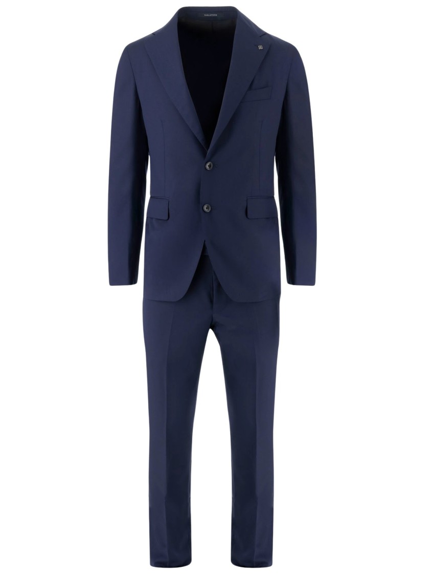 ジャケット TAGLIATORE NAVY BLUE WOOL SUITS Tagliatore Navy Wool Suit With Tailored Fit In Blue | ModeSens