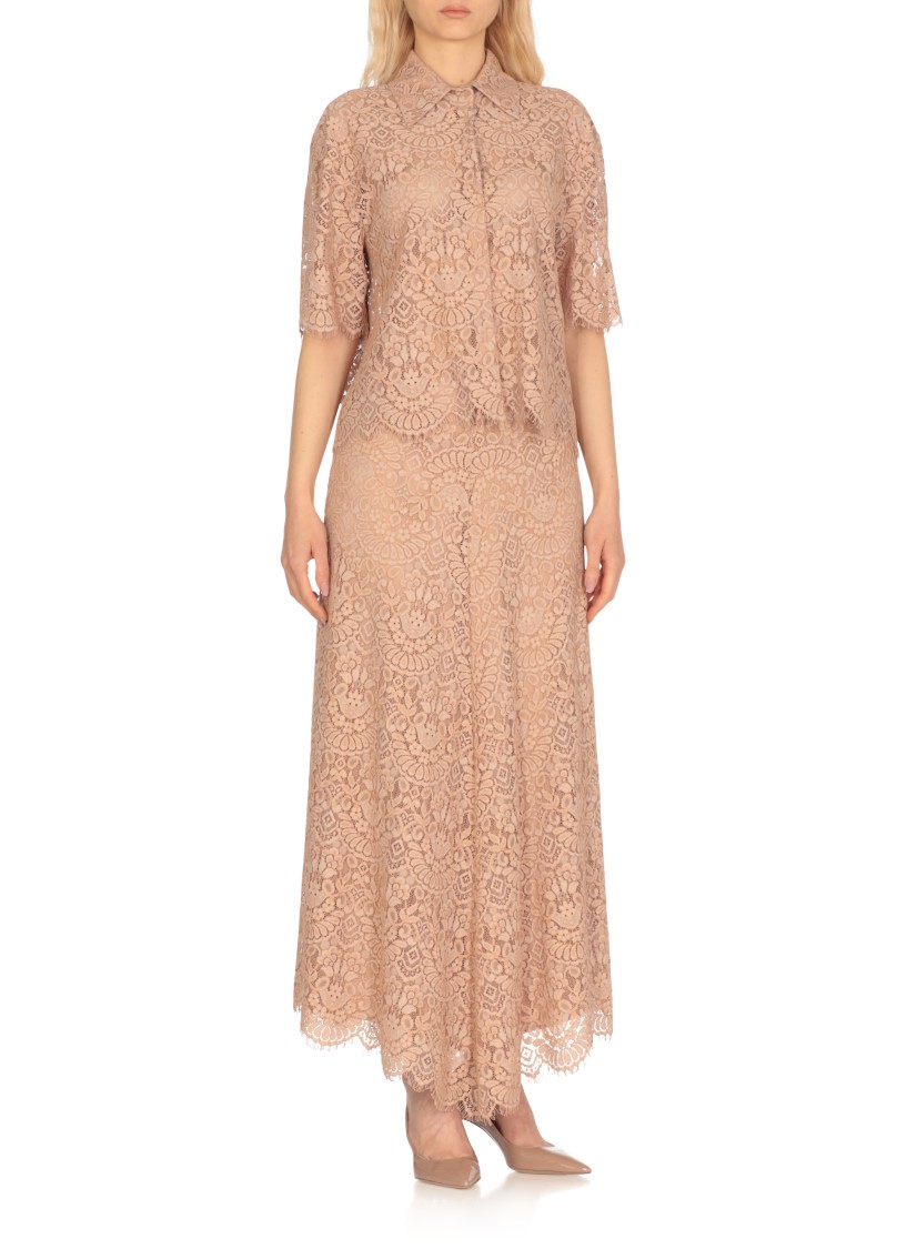 Shop D Exterior D. Exterior Pink Lace Shirt