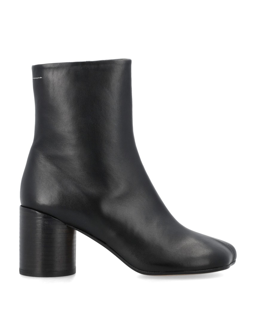 Mm6 Maison Margiela Mm6 By Maison Margiela Black Leather Ankle Booties